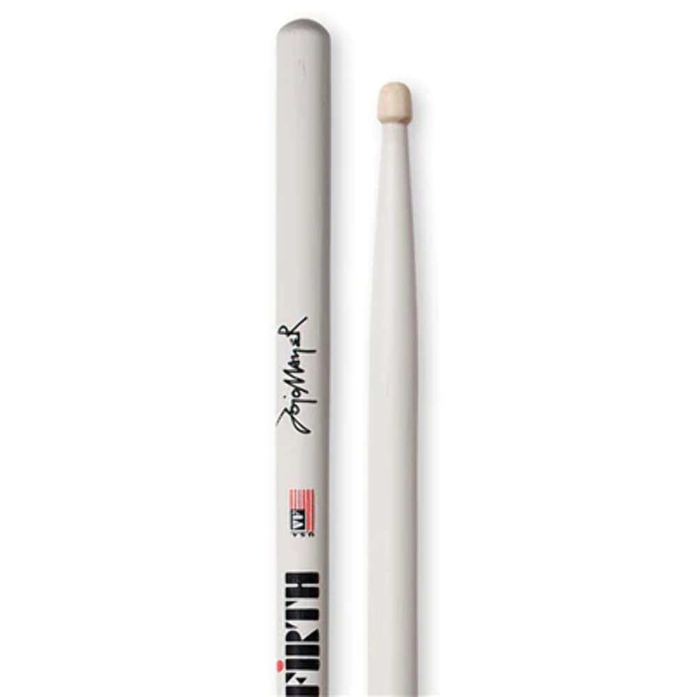 Vic FIrth - Signature Series Drumsticks - Jojo Mayer - Wood Tip - White