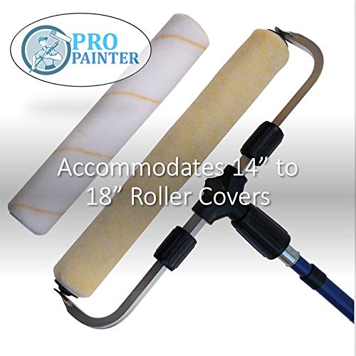 Adjustable Paint Roller Frame, Pro Painter Adjustable Roller Frame Fits