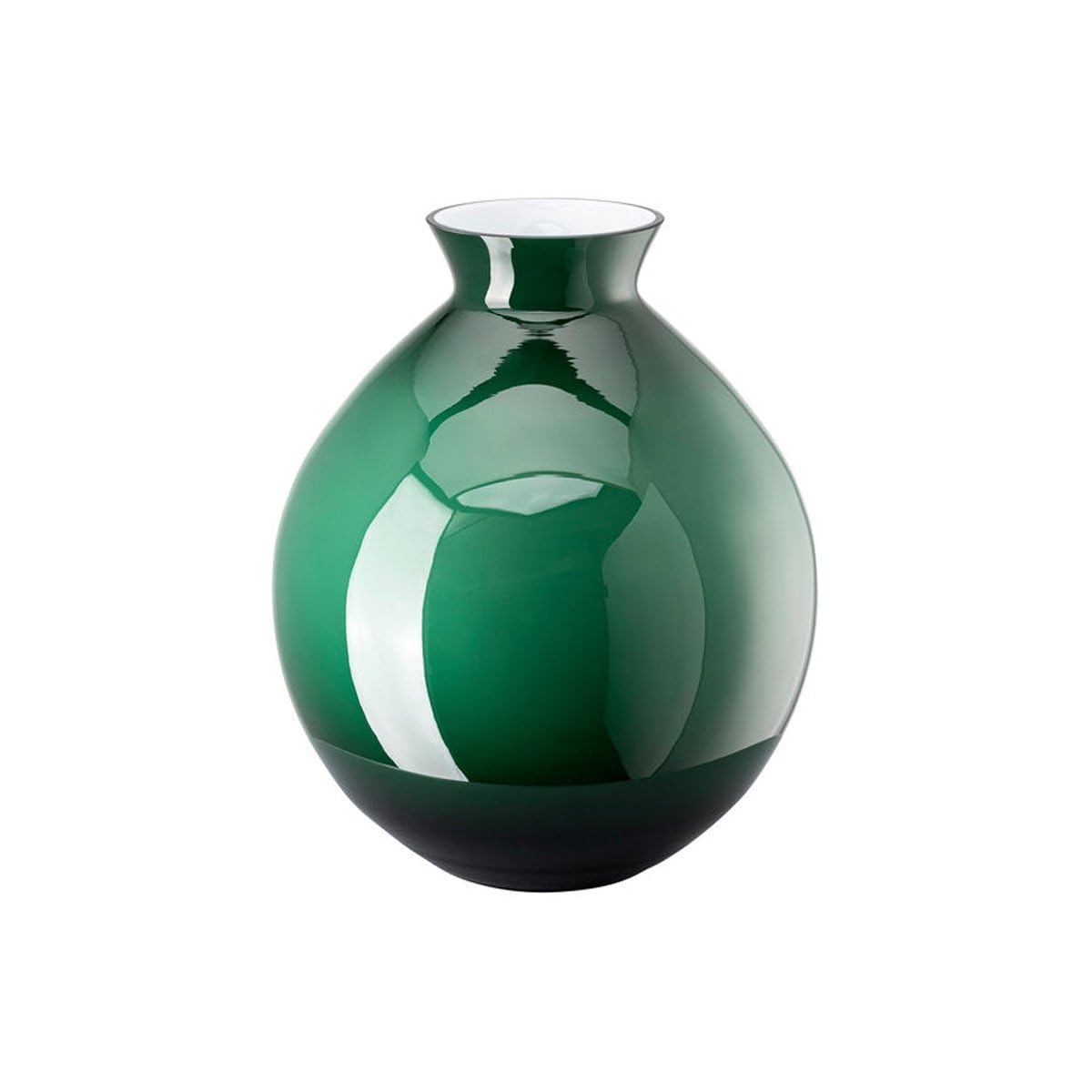 Rosenthal Silvana Green Glass Vase 33 cm