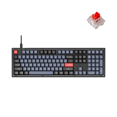 Keychron V6 Wired Custom Mechanical Keyboard, FullSize QMK/VIA