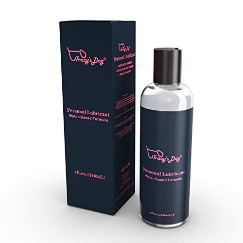 Tracy's Dog Water Based Lube ,Lubricant for Women, Men and Couples 8 oz
