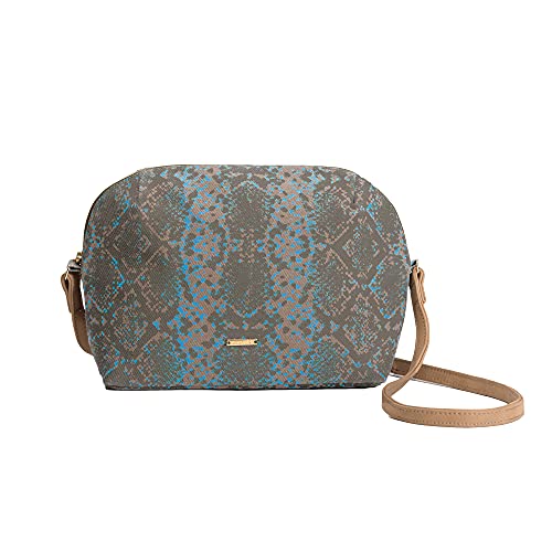 Eco Right Bolso Bandolera para Mujer Pequeño de algodón orgánico, etro Mini Bolso de Hombro Crossbody Bolsa, impermeable bolsa y forro