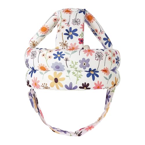 DEEZOMO Baby Head Protector Adjustable Toddler Safety Helmet, Anti-Collision Kids Head Cushion Bumper with Hook and Loop Closure for Crawling Walking Running