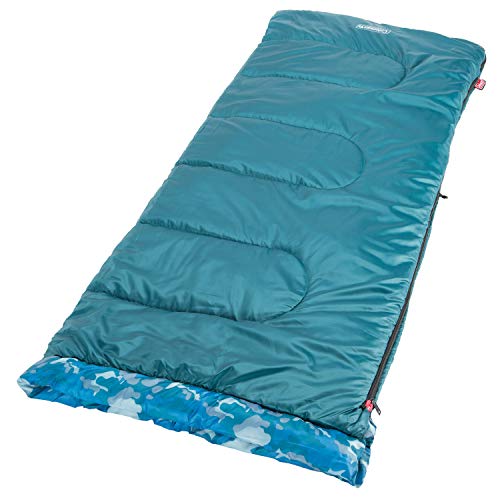 Coleman Kids 45°F Sleeping Bag, Comfortable Camping Sleeping Bag for