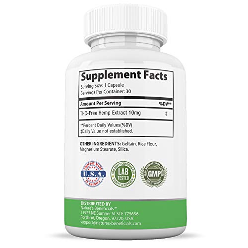 Organic Hemp Oil Extract Capsules 300mg Ultra Premium Pain Relief