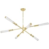 Corbett Lighting 490-60-VPB Dashiell - 40W 6 LED Chandelier-13.75 Inches Tall and 60 Inches Wide
