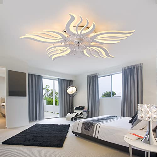 HUEOCZW Ceiling Fans with Lights and Remote，27