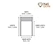 Mylar Smell Proof Bags, Heat Sealable Open Top for Sample, Jewellery, Candy, Giveaway Packaging by HallGEMs (100, Metallic GOLD, 2.4 x 3.6in / 6 x 9cm)