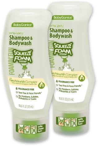 babyganics foaming shampoo and body wash