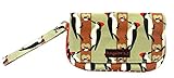 Bungalow360 Women's Vegan Cotton Canvas Wristlet (Woodpecker)