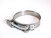 5x Premium 304 Stainless Steel T-Bolt Turbo Silicone Hose Clamp 3 Inches 72-80mm