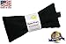 Happy Wraps Herbal Neck Wrap w/Free Lavender Eye Pillow & Free Sleep Mask - Microwave or Freeze - Black Cotton