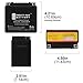 Mighty Max Battery YTZ7S 12V 6AH Battery for Honda 50 CHF50 Metropolitan, II, SP '02-12