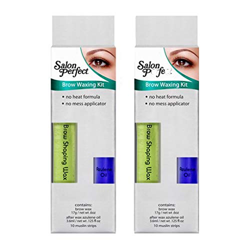 Salon Perfect Brow Waxing Kit No Heat Formoula (2 Pacl)