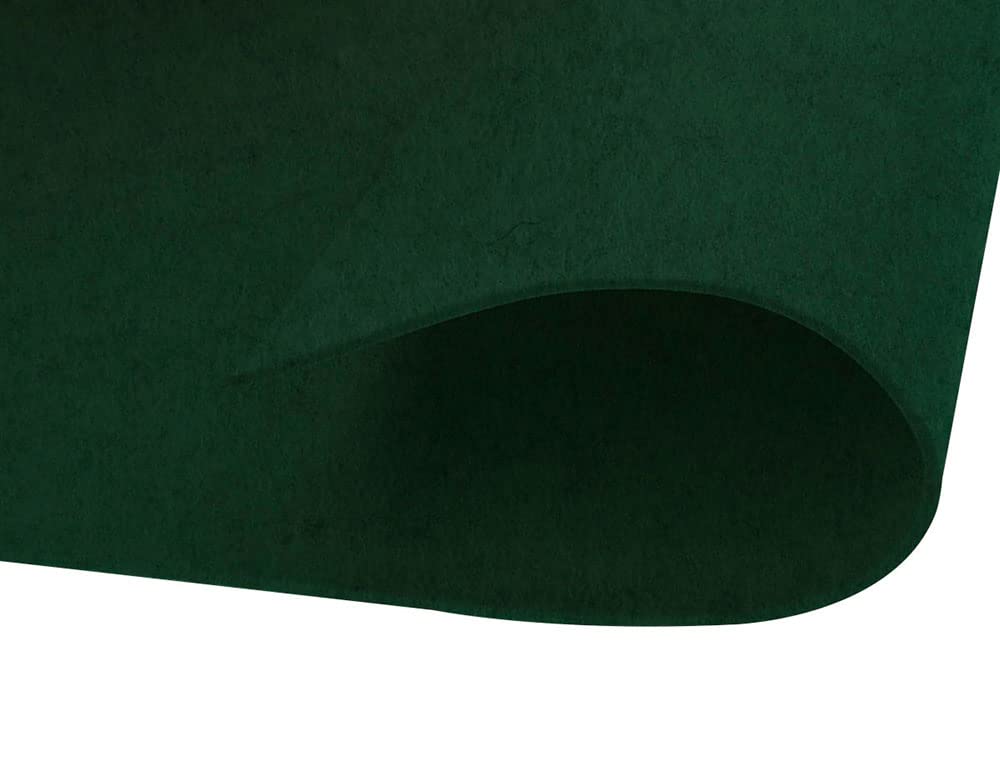 INNSPIRO Acrylic felt army green sheets 30 x 45 cm x 2 mm. 220 g/m2 10u.