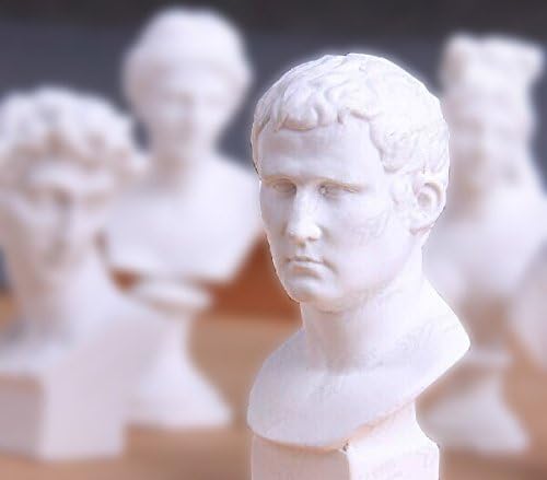 Earlywish Sculpture Figurine Statue Resin Sketch Plaster Statue Artist Model Decor Agrippa