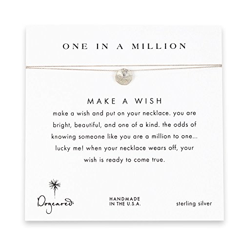 Dogeared One in a Million Sand Dollar Necklace - Sterling Silver