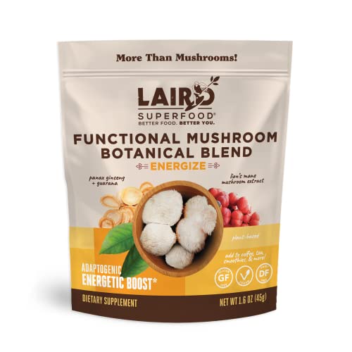 Laird Superfood Functional Mushroom Botanical BlendEnergizeAdaptogen