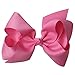 XIMA 25pcs Baby Girl Grosgrain Ribbon 6'' Large Hair Bows With French Clips For Teens Kids Barette For Accessory (With French clip)