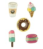 INPINK Fashion Jewelry Sweet Treats Bright Enamel Pin Pack