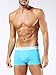Diesel Men's 3-Pack Shawn Stretch Boxer Trunk, Green,Turquoise,Pink, Large
