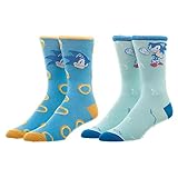 Sonic The Hedgehog Men's Crew Sock Set Of 2 Pairs