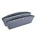 Car Seat Catcher,Topist Catch Caddy Seat Pocket Catcher Leather Auto Seat Side Slit Pocket Drop Catcher Organizer Fills Gaps between Seat & Console, 2 Pcs (Grey)