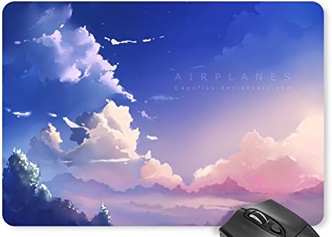 Mouse Mat Beautiful Sky Background - Airplanes Mouse Pad 11.8 X 9.8"