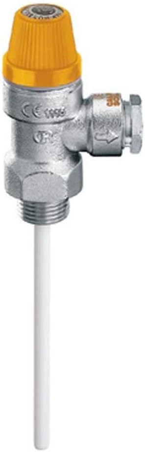 CaleffiCOMBINED SAFETY VALVE TEMPERATURE AND PRESSURE - M 1/2" x Diam. 15 6 bar