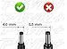 USB-C Laptop Charger for Toshiba Portege: USA UL Listed Extra Long AC Adapter Power Cord PA5279U-1ACA PA5257U-1ACA Portege X20 X30 Tecra X40