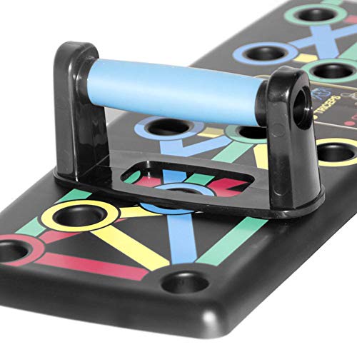 14 in 1 Push Up Board Multicolor Push Up Trainingssystem für Core Workout, faltbares Liegestützbrett mit Workout… – Bild 7