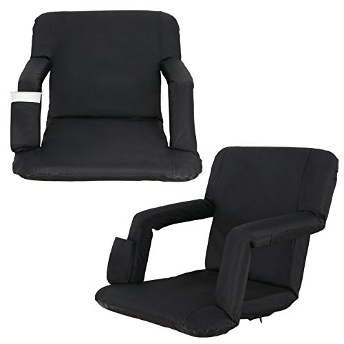 image for Nova Microdermabrasion Portable Stadium Seat Chair Reclining Seat for 