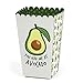 Big Dot of Happiness Hello Avocado - Fiesta Party Favor Popcorn Treat Boxes - Set of 12