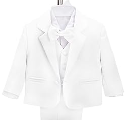 Dressy Daisy Kids Boy' 5 Pcs Set Formal Tuxedo