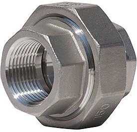 Stainless Steel 304 Cast Pipe Fitting,3/4" Union Class 150, Threaded, Smith-Cooper