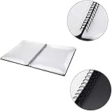 TOYYOUNG A4 60 Pages Music File Folder Piano Score Clef Sheet Holder Black view 3