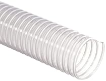 Flexadux R-3 PVC Duct Hose, Clear, 4