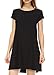 Soft Washed T Shirt Swing Dress Tunic For Women Elain & J