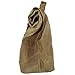 Waxed Canvas Insulated Reusable Lunch Bag w/Grip Easy Carry for Work/Travel Handmade by Hide & Drink :: Fatigue