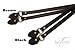 byhands Black Leather Purse Handles/Bag Strap, 23