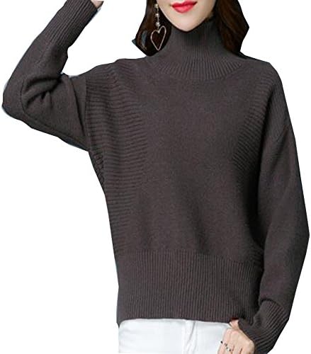 MYBalfei 2017 new winter sweater girl dress sweater loose size short turtleneck Bat Sleeve Sweater Girl
