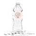 Andaz Press Blush Pink Gold Glitter Baby Shower Water Bottle Labels, 20-Pack - 'It's A Girl' Designs, Water Bottle Wraps