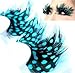 Hitece@ New 3 pairs Deluxe Party Feather False Eyelashes Eye Lashes For Halloween Party