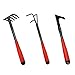 FLORA GUARD 6 Piece Garden Tool Sets – Including Trowel,5-Teeth rake,9-Teeth Leaf rake,Double Hoe 3 prongs, Cultivator, Weeder, Gardening Hand Tools with High Carbon Steel Headsthumb 1