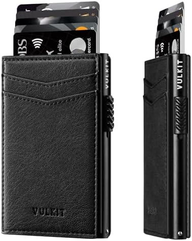 Amazon.com: VULKIT Wallet for Men - Genuine Leather Pop Up Wallet