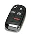 OEM 5-Button Keyless Entry Smart Proximity Key Compatible With 2015-2017 Chrysler 200 (FCC ID: M3M-40821302 / P/N: 68155687)