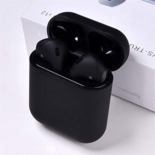 Sleek Wireless TWS I12 Earbuds || Latest in Bluetooth 5.0 Technology || Includes Matching Color Charging Carrying Case || Can be Used Together or Independently || Built in Mic for Clear Phone Calls |