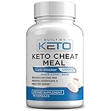Carb Blocker - 1200mg White Kidney Bean Extract - Keto Cheat Meal - Best Carb, Starch, Fat Blocker for The Ketogenic Diet - Eat Carbs While on Keto - 60 Capsules - Built By Keto
