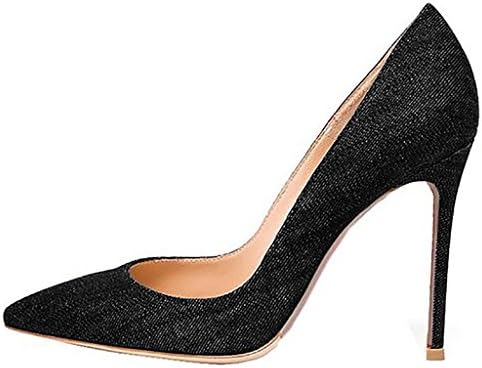 Mavirs High Heels, Women Pumps Pointed Toe Pumps High Heel Stilettos Slip-On Dress Shoes for Party