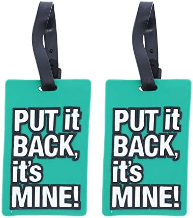 Luggage Tag Humor Pack Up and Leave - Set of 2